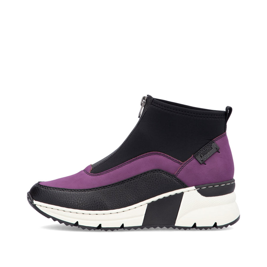 Rieker N6352 Ankle Boots-Purple