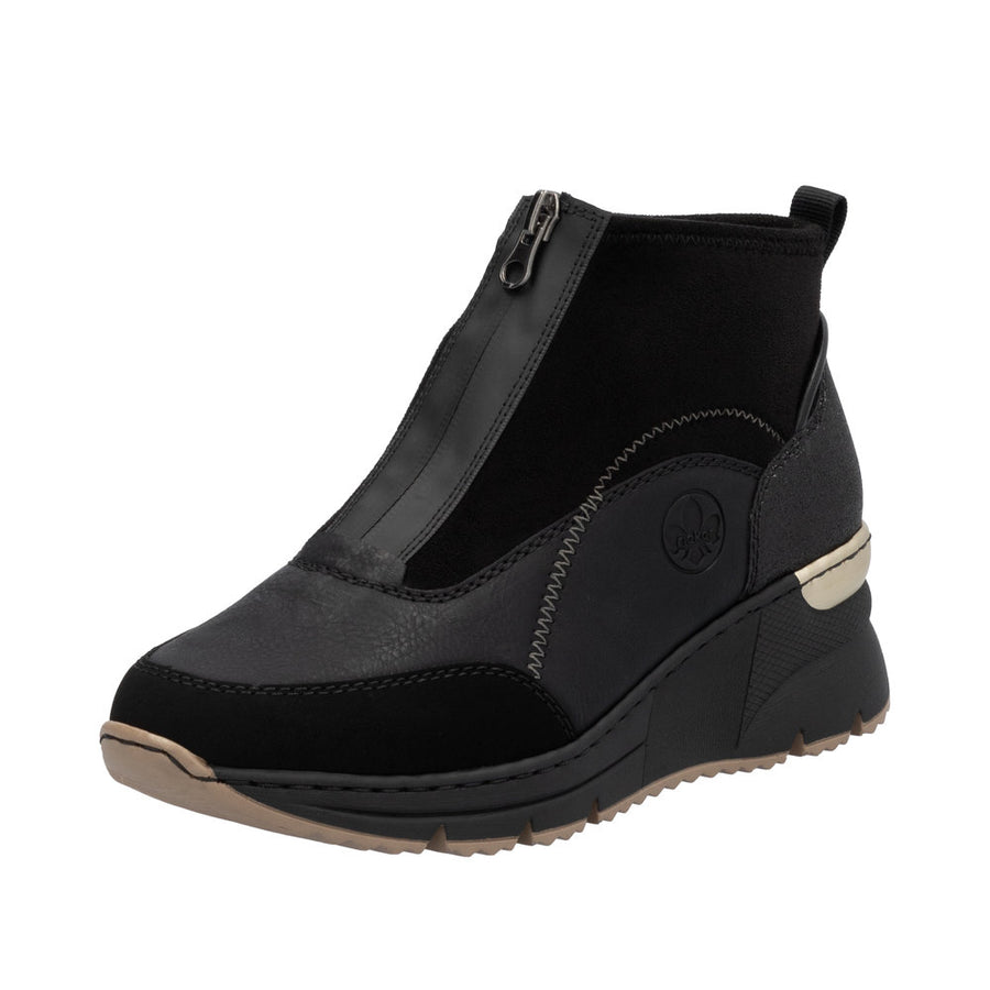 Rieker N6361 Ankle Boot-Black