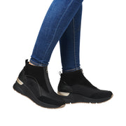 Rieker N6361 Ankle Boot-Black