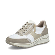 Rieker N9504-80 Ladies' Shoes-White Multi
