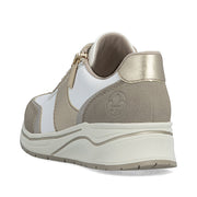Rieker N9504-80 Ladies' Shoes-White Multi