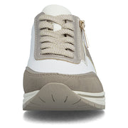 Rieker N9504-80 Ladies' Shoes-White Multi