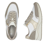 Rieker N9504-80 Ladies' Shoes-White Multi