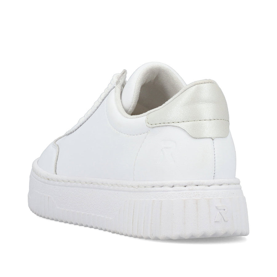 Rieker N9910 Ladies' Sneakers-White