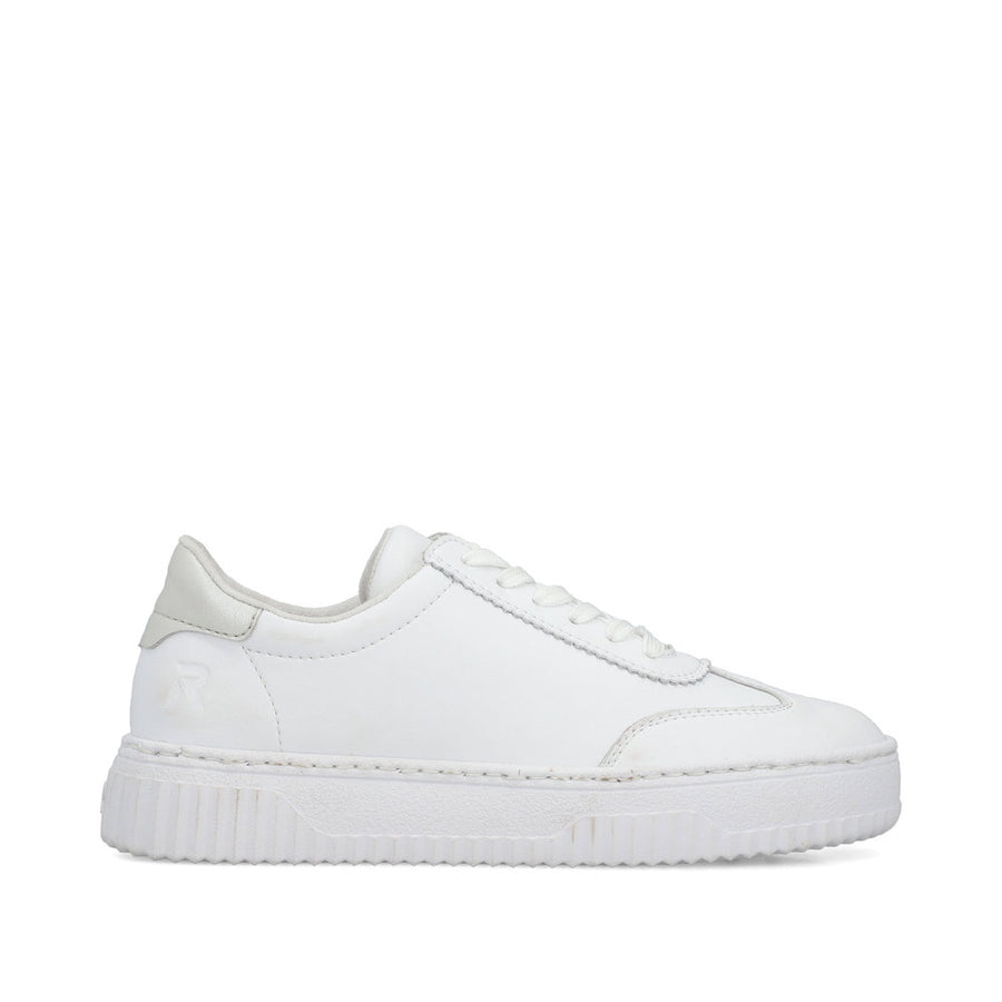 Rieker N9910 Ladies' Sneakers-White