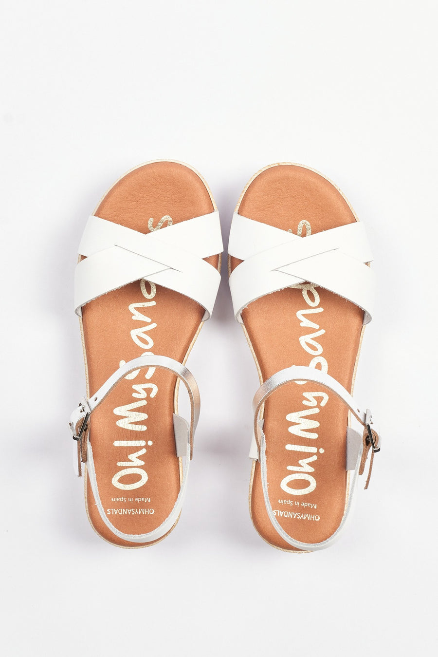 Oh My Sandals 5000 Sandal-White