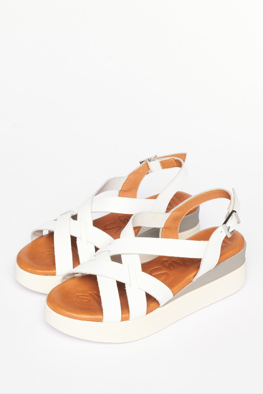 Oh My Sandals 4996 Sandal-White