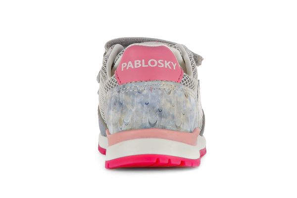 Pablosky 291127 Trainers-Silver/Pink