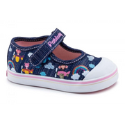 Pablosky 966820 Canvas-Navy Glitter