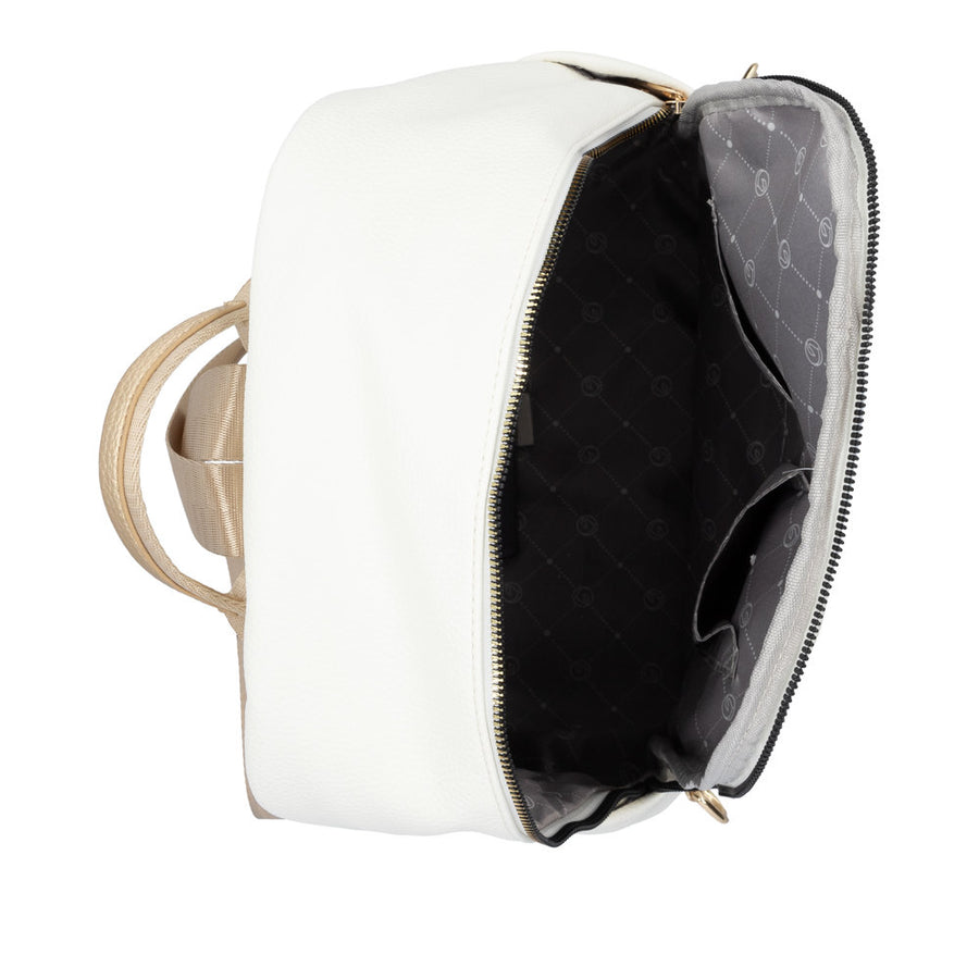 Remonte Q0533-81 Backpack-White/Gold