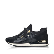 Remonte R2529 Trainers-Black/Gold