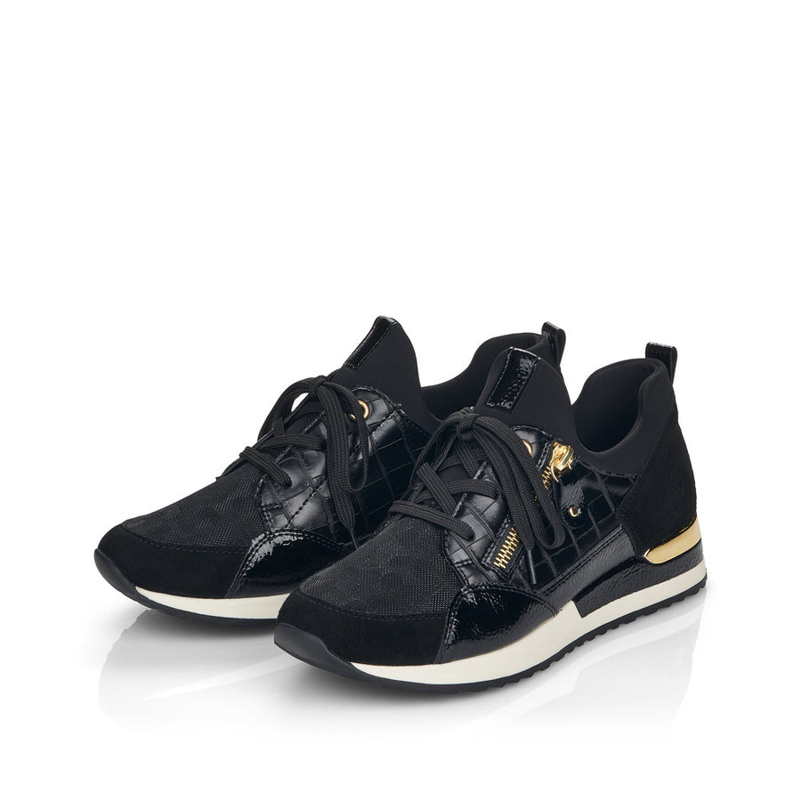 Remonte R2529 Trainers-Black/Gold