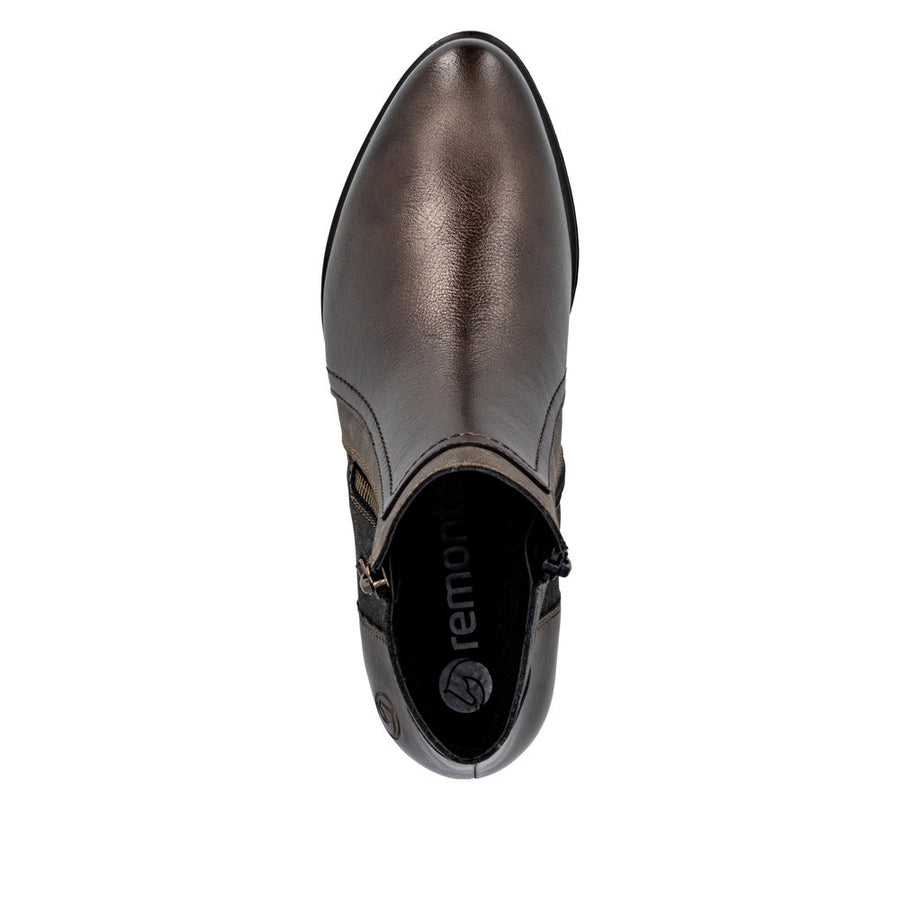 Remonte R5172-90 Ankle Boots-Mocca Metal