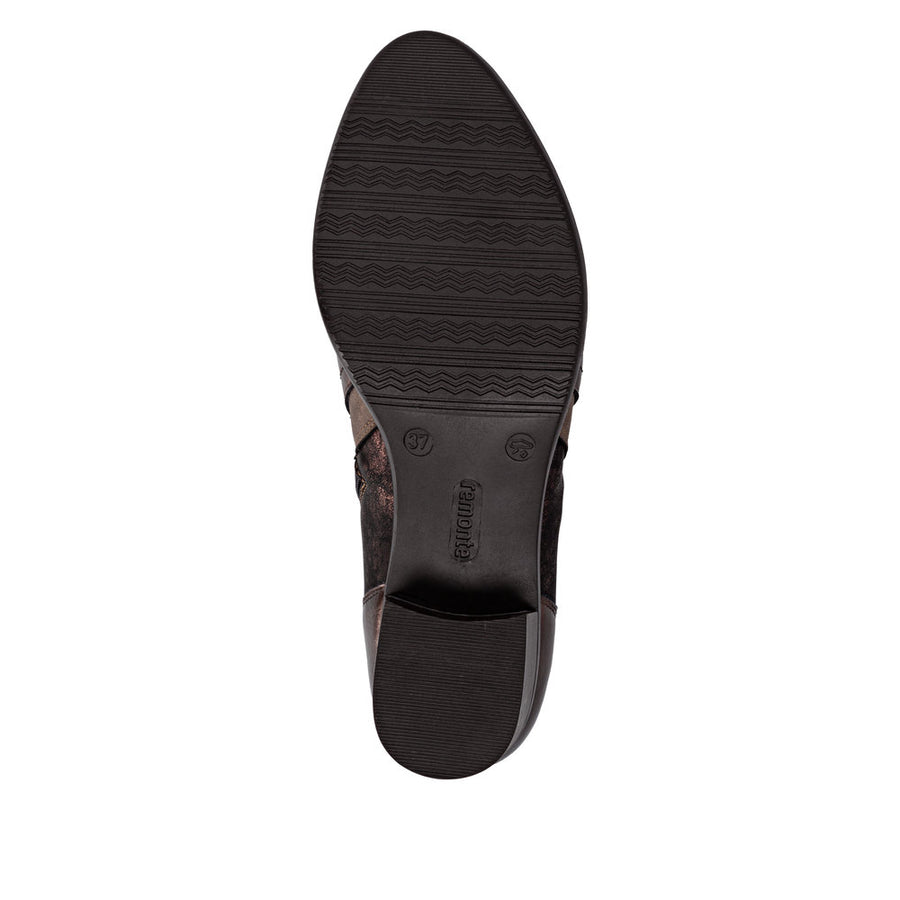 Remonte R5172-90 Ankle Boots-Mocca Metal