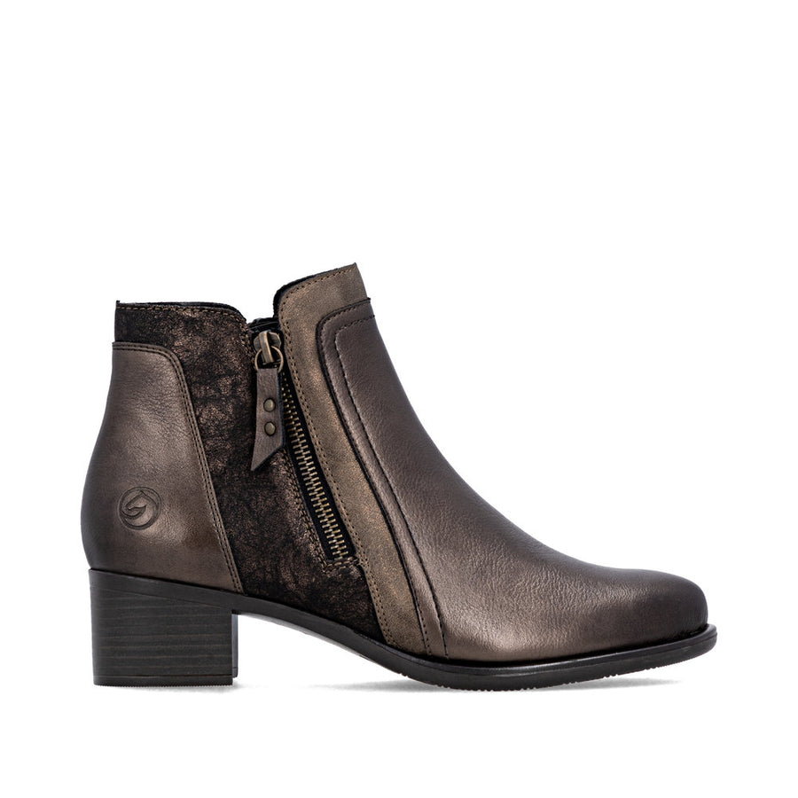 Remonte R5172-90 Ankle Boots-Mocca Metal