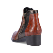 Remonte R5172 Ankle Boots-Chestnut