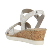 Remonte R6252 Sandals-White Gold