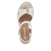 Remonte R6252 Sandals-White Gold