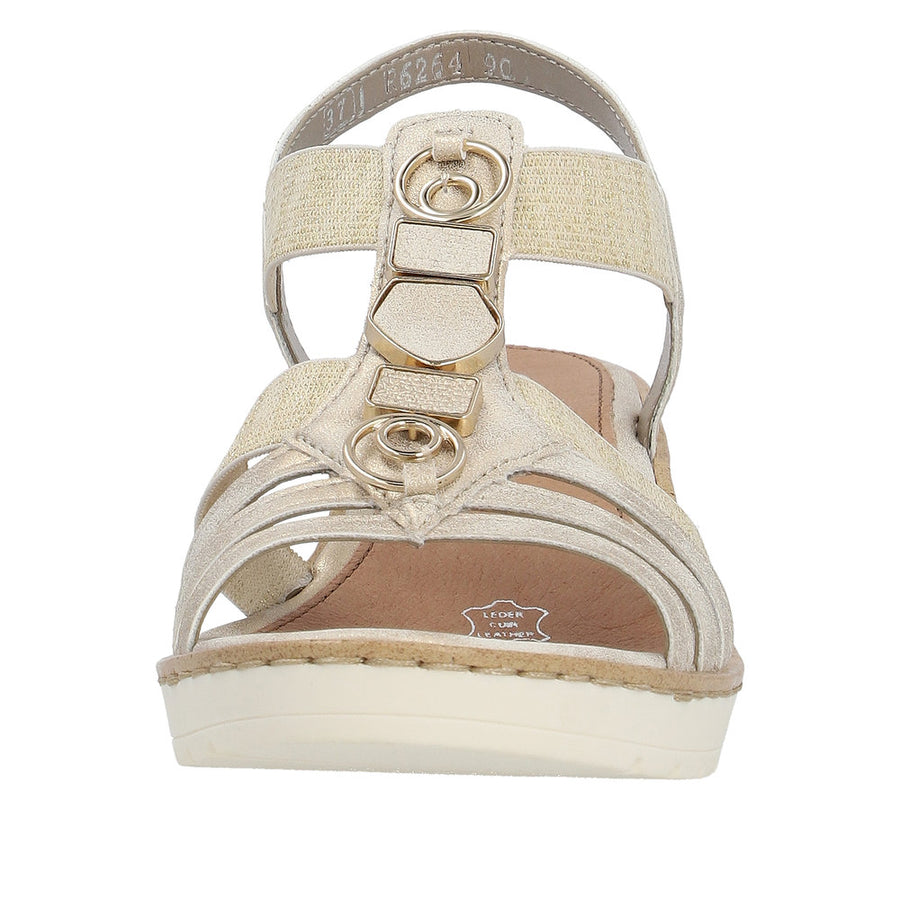 Remonte R6264 Sandals-Beige/Gold