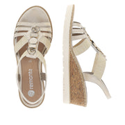 Remonte R6264 Sandals-Beige/Gold