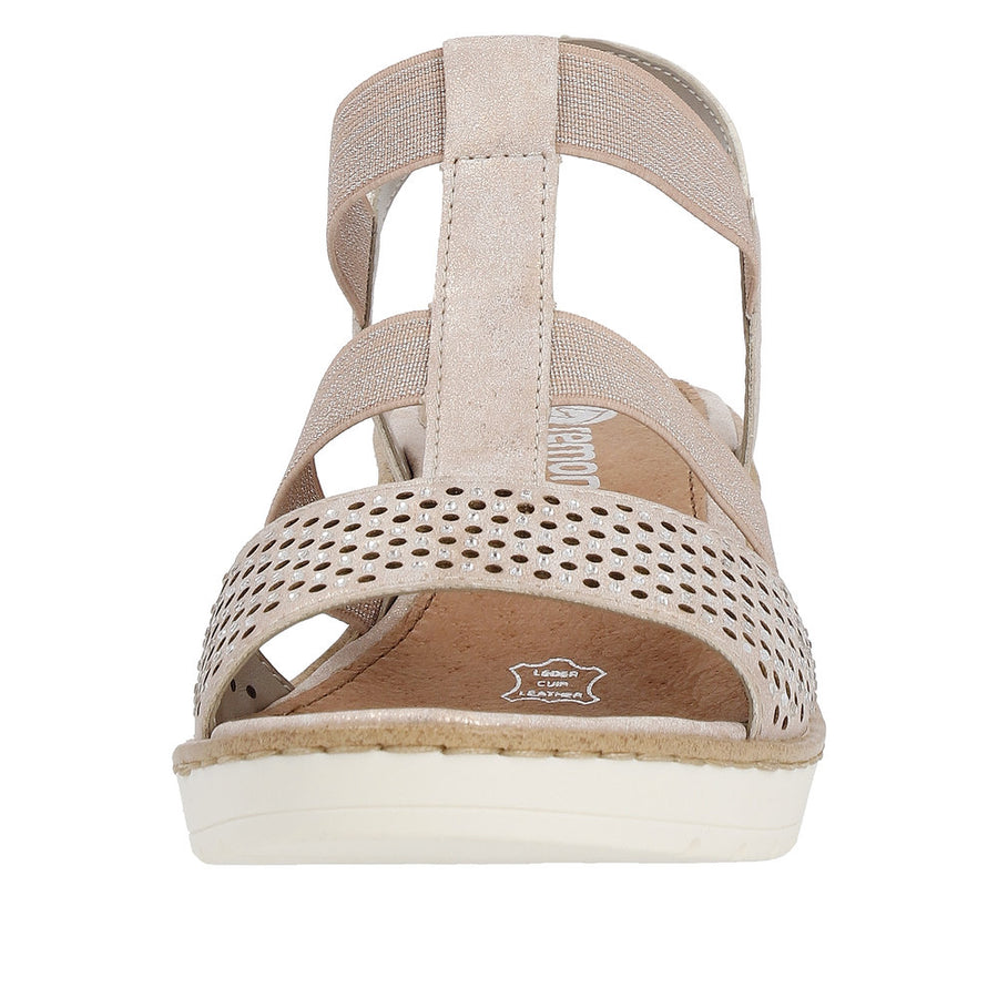 Remonte R6265 Sandals-Rose Gold