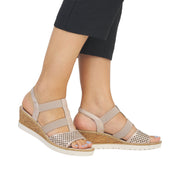 Remonte R6265 Sandals-Rose Gold