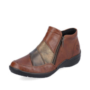 Remonte R7678 Ankle Boots-Chestnut