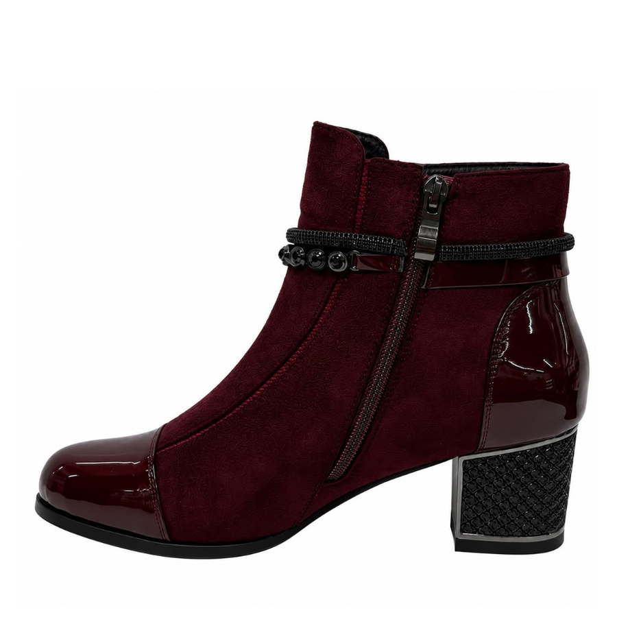 Redz 1901 Ankle Boot-Bordo