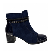 Redz 1901 Ankle Boot-Navy