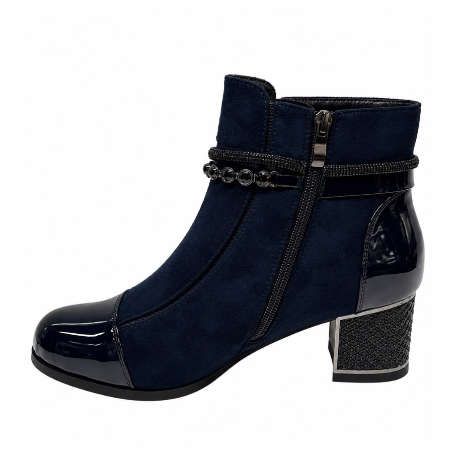 Redz 1901 Ankle Boot-Navy