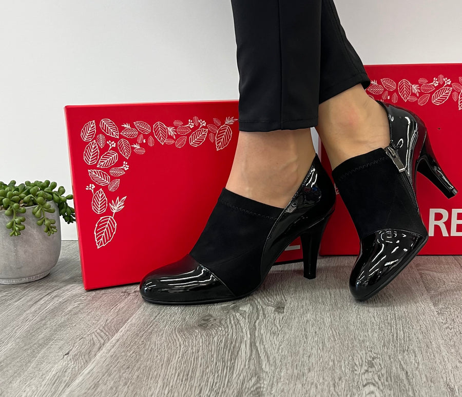 Redz F914 Ankle Boots-Black – Shoe Heaven