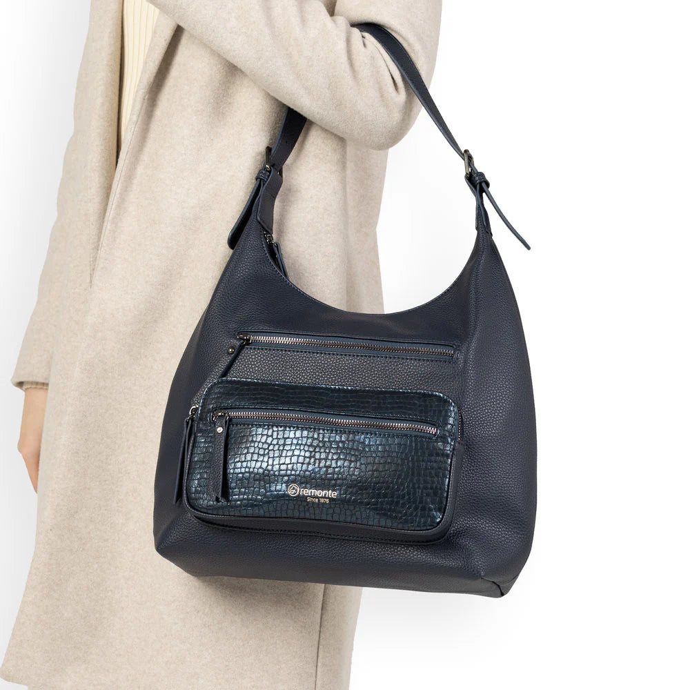 Remonte Q0725-14 Handbag-Black/Navy
