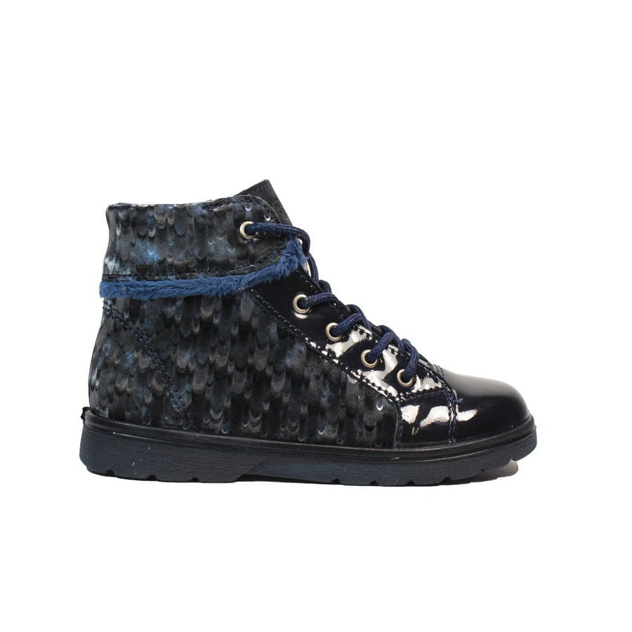 Ricosta Chillie Boots-Navy Print