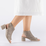 Rieker 64777-64 Heels-Taupe