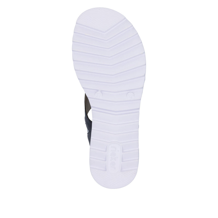 Rieker V44Y5 Ladies Sandals-Navy