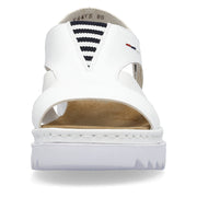 Rieker V44Y5 Ladies Sandals-White