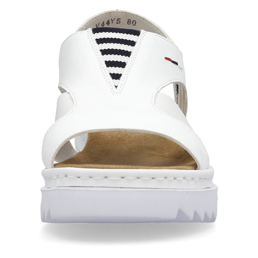 Rieker V44Y5 Ladies Sandals-White