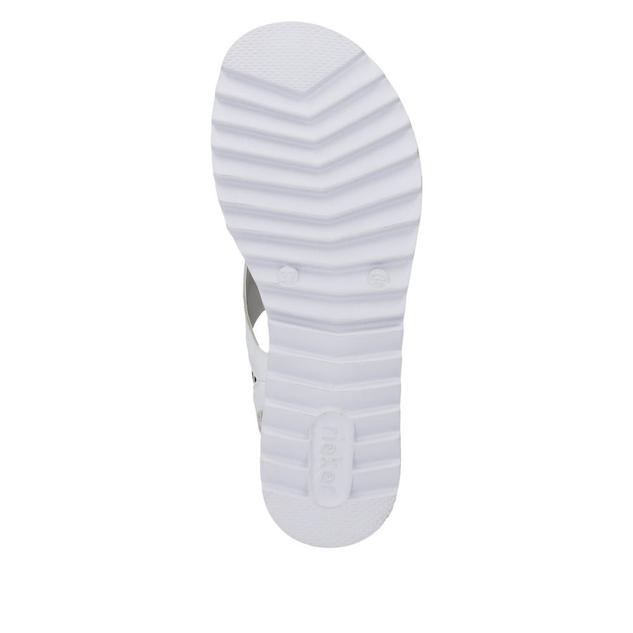 Rieker V44Y5 Ladies Sandals-White
