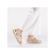 Rieker V4918-90 Ladies' Sandals-Silver