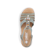 Rieker V4949-52 Ladies' Sandals-Sage