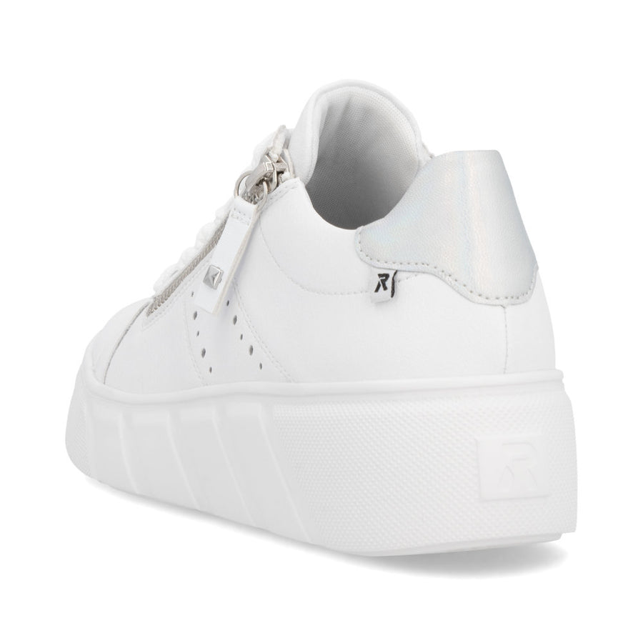 Rieker W2605-80 Ladies Sneaker-White Multi
