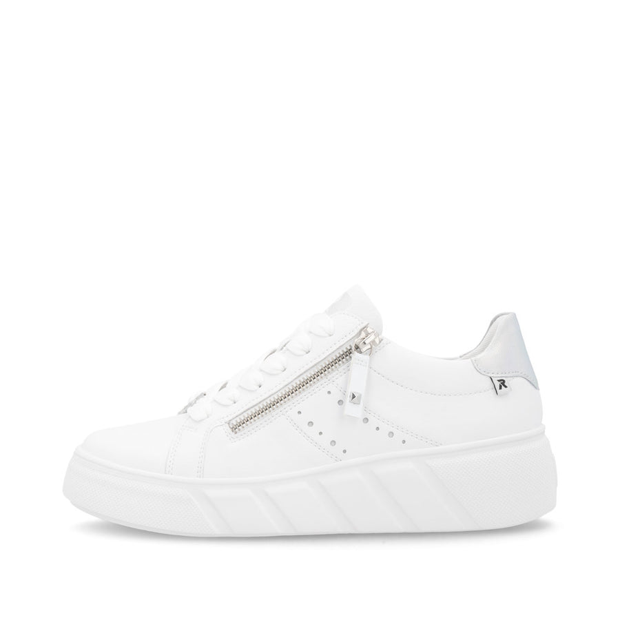 Rieker W2605-80 Ladies Sneaker-White Multi