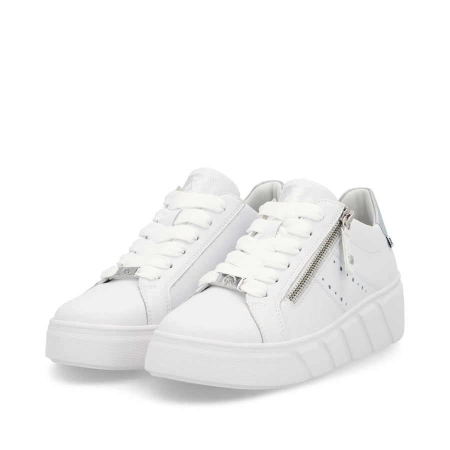 Rieker W2605-80 Ladies Sneaker-White Multi