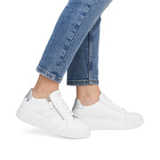 Rieker W2605-80 Ladies Sneaker-White Multi