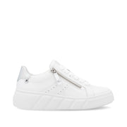 Rieker W2605-80 Ladies Sneaker-White Multi