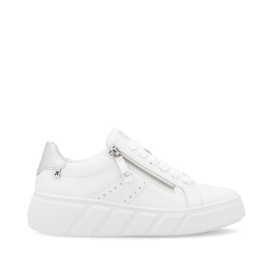 Rieker W2605-80 Ladies Sneaker-White Multi