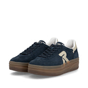 Rieker W3700-14 Sport-Navy Suede