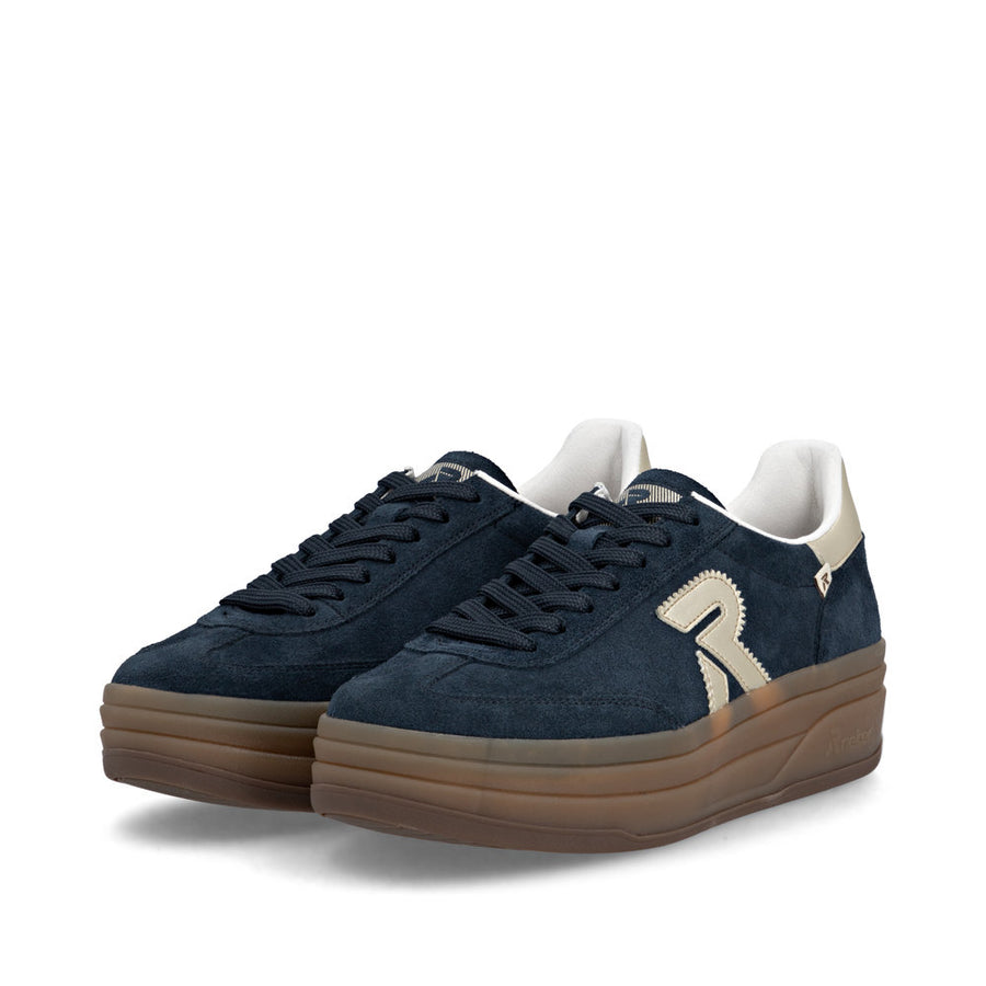 Rieker W3700-14 Sport-Navy Suede