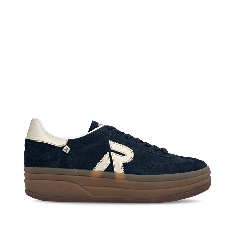 Rieker W3700-14 Sport-Navy Suede