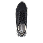 Rieker Evolution W3800 Ladies Trainer-BLACK